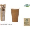 SET-35 VASO CARTON KRAFT 330CC ALGON