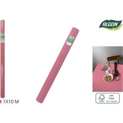 ROLLO MANTEL FUCSIA C/MANDRIL 1X10M ALGON