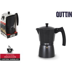 CAFETERA 9 SERV.INDUCCION DARKBLACK QUTTIN