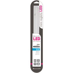 REGLETA LED PLATA CON INTERRUPTOR 6W 460LM 140. 6000K 20000H 7HSEVENON CJ.1