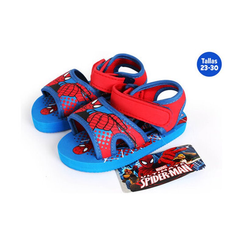 SANDALIAS PLAYA CON VELCRO SPIDERMAN TALLA 29