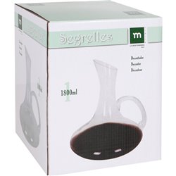 DECANTADOR VIDRIO 1800ML SEGRELLES