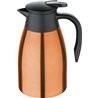 CAFETERA 1,5L EN ACERO INOX COLOR NARANJA BERGNER 