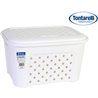 CESTA ROPA C/TAPA 23,6 L ARIANNA BLANCO