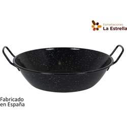 PAELLERA HONDA BORDONADA 38CM - 8L JASPEADA