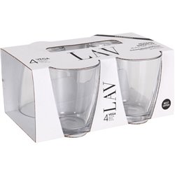 SET 4 VASOS 340CC VEGA BEST OFFER