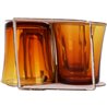 SET 4 VASOS 16CL AMBAR LYS