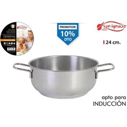 CACEROLA BAJA SIN TAPA 24CM SAN IGNACIO