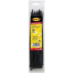 BRIDAS DE NYLON 4X250MM - 30 UDS - COLOR NEGRO