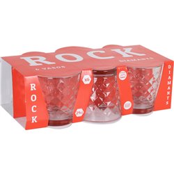 SET 6 VASOS 290CC ROCK DIAMANTS