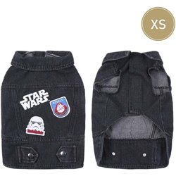 CHAQUETA VAQUERA PARA PERROS XS STAR WARS GRAY