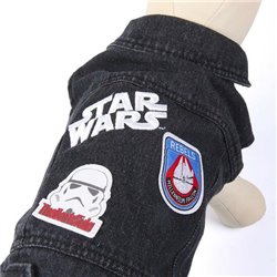 CHAQUETA VAQUERA PARA PERROS XS STAR WARS GRAY