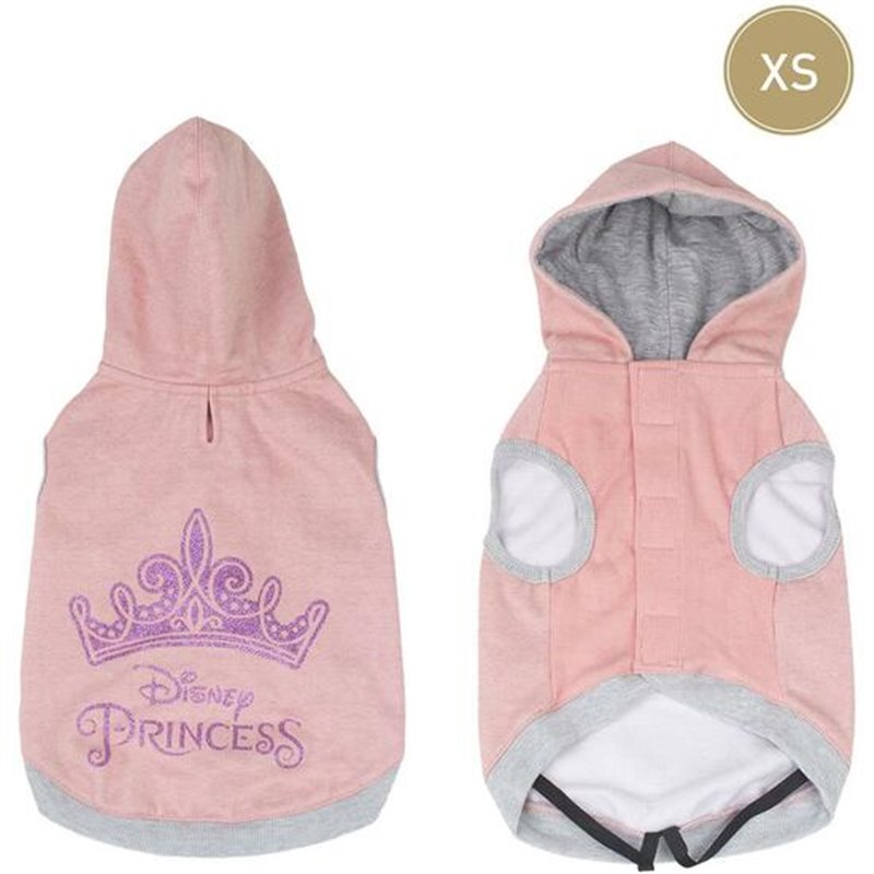 SUDADERA PARA PERRO XS PRINCESS PINK