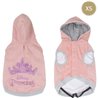 SUDADERA PARA PERRO XS PRINCESS PINK