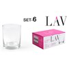 SET 6 VASOS WHISKY 280CC LIBERTY