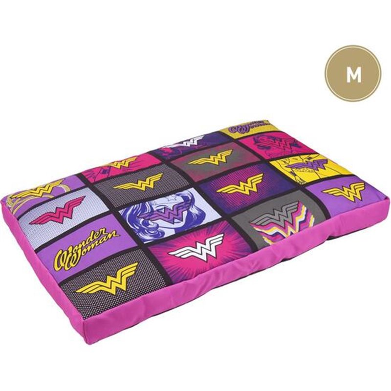 COLCHONETA PARA PERRO M WONDER WOMAN PINK