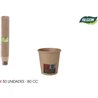 SET-50 VASO CARTON KRAFT 80CC ALGON