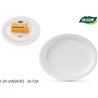 SET-25 PLATO BIO. OVAL 26CM CAÑA ALGON