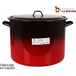 OLLA ALTA C/TAPA 36CM - 30L FUEGO