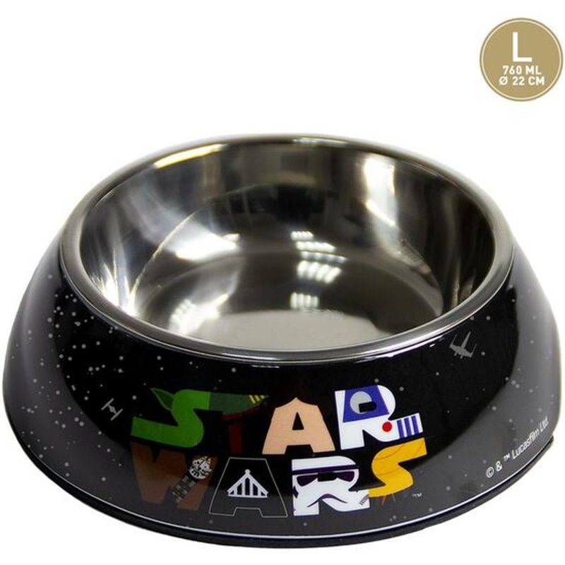 COMEDERO PARA PERRO L STAR WARS MULTICOLOR