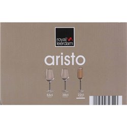 SET 6 COPAS CHAMPAGNE 22CL ARISTO