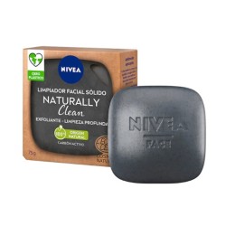 Nivea Naturally Clean Active Charcoal Facial Scrub 75g - unisex