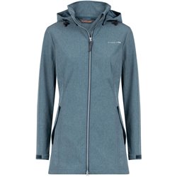 Harper softshell parka ladies blue-gray size 42