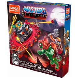 CONSTRUCCION MEGA CONTRUX BATTLE CAT VS ROTON MASTERS OF THE UNIVERSE ORIGINS