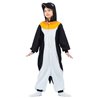 DISFRAZ PINGÜINO ADULT SMALL (KIGURUMI CON CAPUCHA Y COLA)