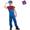 DISFRAZ RED SUPER PLUMBER TALLA 3-4 Y