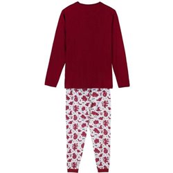 PIJAMA LARGO SINGLE JERSEY HARRY POTTER DARK RED