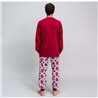 PIJAMA LARGO SINGLE JERSEY HARRY POTTER DARK RED