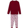 PIJAMA LARGO SINGLE JERSEY HARRY POTTER DARK RED