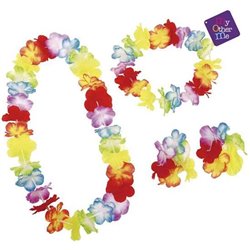 PULSERAS Y COLLARES DE HAWAIANA TALLA UNICA