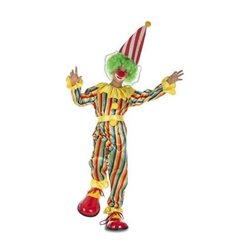 DISFRAZ PAYASO DE RAYAS TALLA 5-6 AÑOS