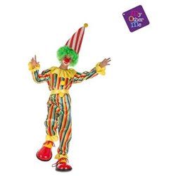 DISFRAZ PAYASO DE RAYAS TALLA 5-6 AÑOS