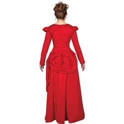 DISFRAZ DAMA ROJA DEL OESTE ML (VESTIDO Y ENAGUA)