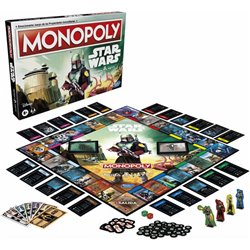 JUEGO MONOPOLY BOBA FETT STAR WARS ESPAÑOL