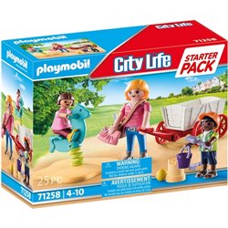 PLAYMOBIL CITY LIFE STARTER PACK EDUCADORA CON CARRITO