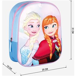 MOCHILA INFANTIL 3D FROZEN BLUE - Teknashop Ltd