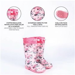 BOTAS LLUVIA PVC MINNIE PINK