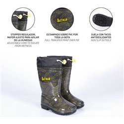 BOTAS LLUVIA PVC BATMAN GRAY