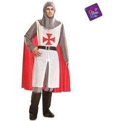 DISFRAZ CABALLERO MEDIEVAL CON CAPA TALLA S