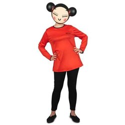 DISFRAZ PUCCA CON MÁSCARA TALLA S