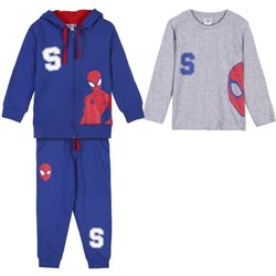 CHANDAL COTTON BRUSHED 3 PIEZAS SPIDERMAN BLUE