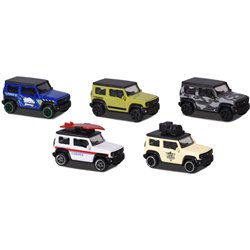 SET 5 COCHES METAL SUZUKI JIMY 7,5CM