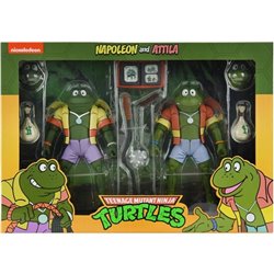 BLISTER 2 FIGURAS NAPOLEON Y ATILLA TORTUGAS NINJA 18CM