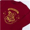 PIJAMA LARGO SINGLE JERSEY HARRY POTTER DARK RED