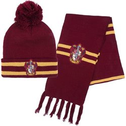 CONJUNTO 2 PIEZAS BUFANDA HARRY POTTER GRYFFINDOR RED