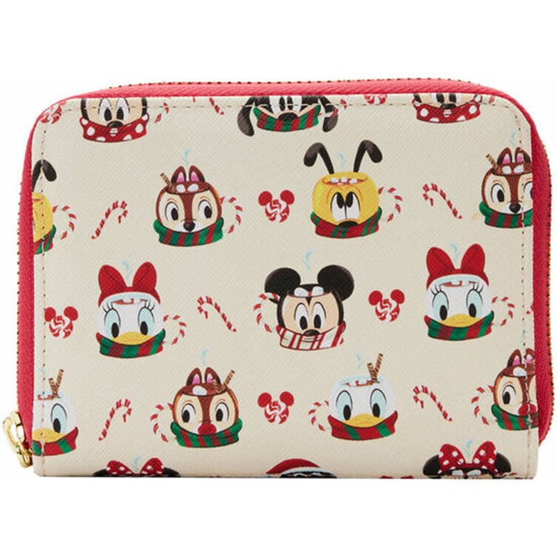 CARTERA CHOCOLATE CALIENTE MICKEY & MINNIE DISNEY LOUNGEFLY